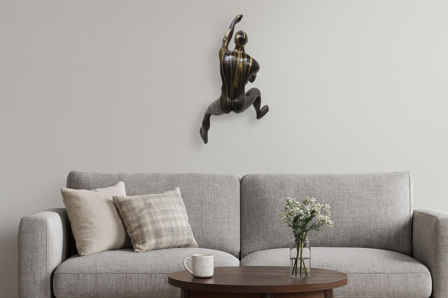 Midnight Stride - 6" x 11" Framed Wall Art