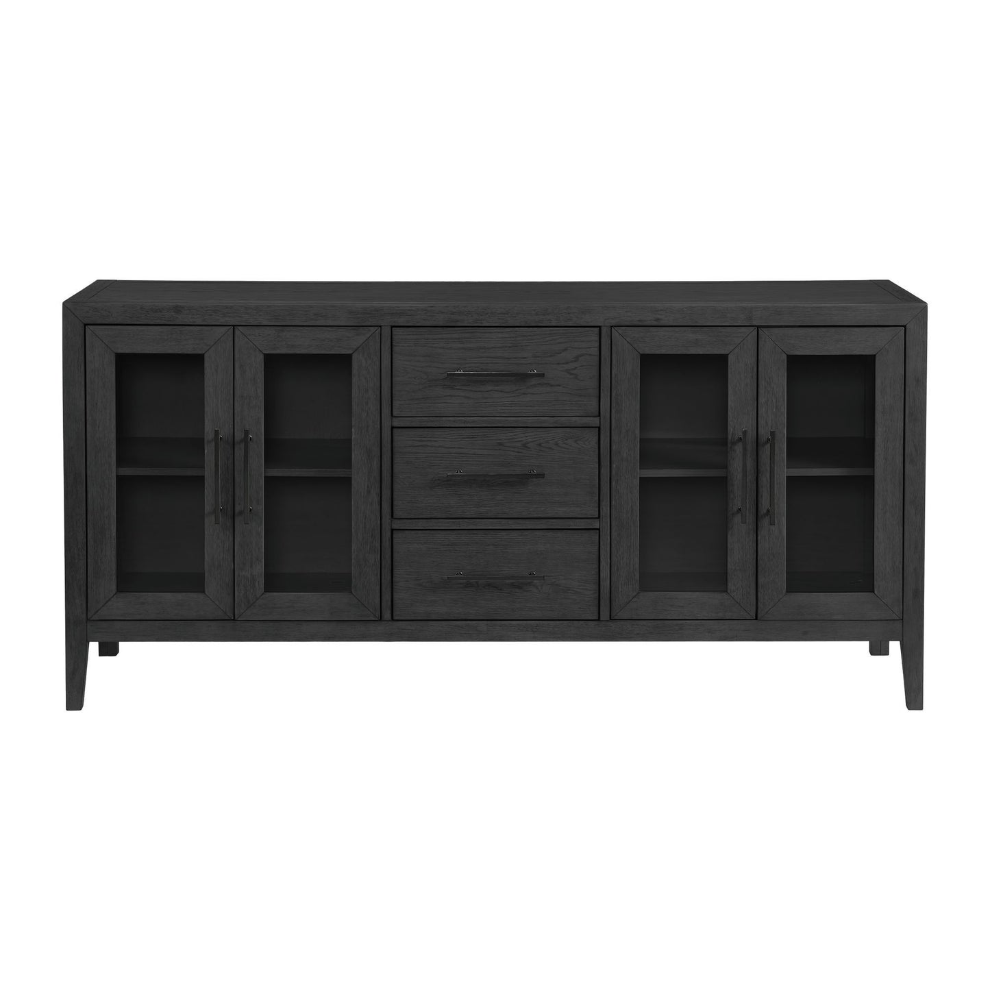 Versailles - Contemporary Server - Black