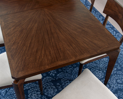 Savoy - Leg Dining Table - Dark Brown