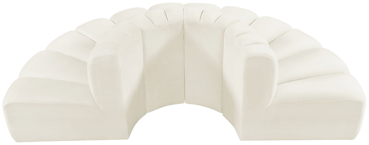 Arc - Velvet 4 Piece Modular Sofa
