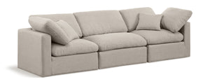 Indulge - Linen 3 Seat Modular Sofa