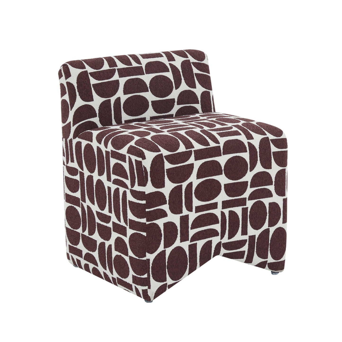 Pippa - Geometric Jacquard Weave Stool