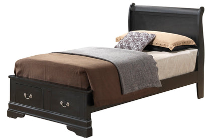 Glory Furniture - Louis Phillipe - Storage Bed