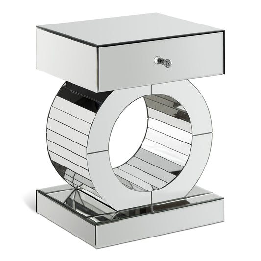 Jocelyn - End Table - Pearl Silver