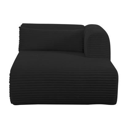 Tarra - Fluffy Oversized Corduroy Modular Chaise