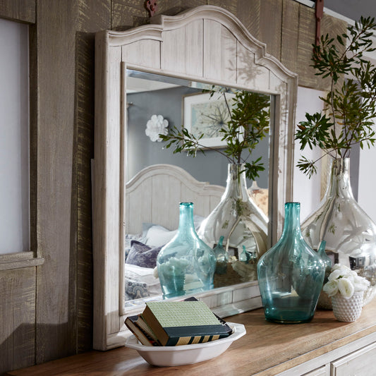 Farmhouse Reimagined - Mirror - White