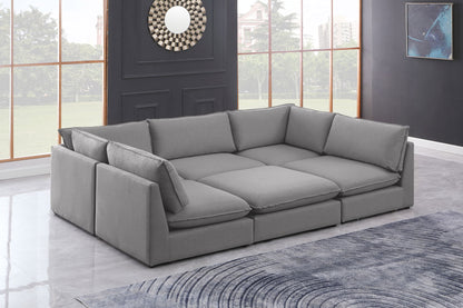 Mackenzie - Modular Sectional 6 Piece - Gray