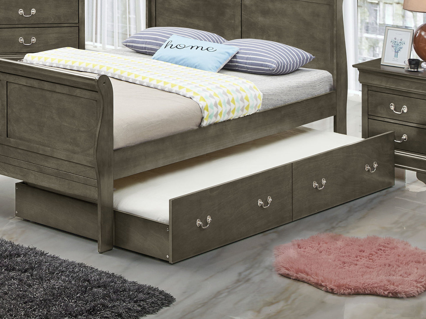 Glory Furniture - Louis Phillipe - Trundle Bed