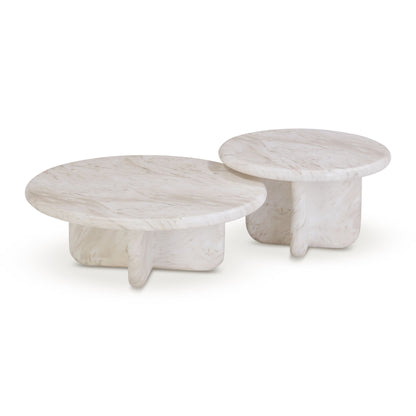 Juju - Nesting Indoor / Outdoor Coffee Tables (Set of 2) - White