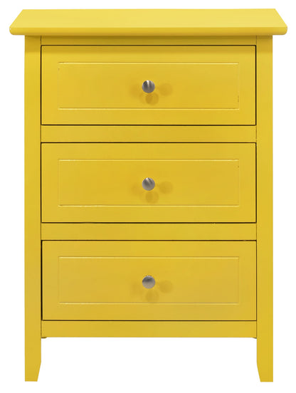 Glory Furniture - Daniel - 3 Drawer Nightstand