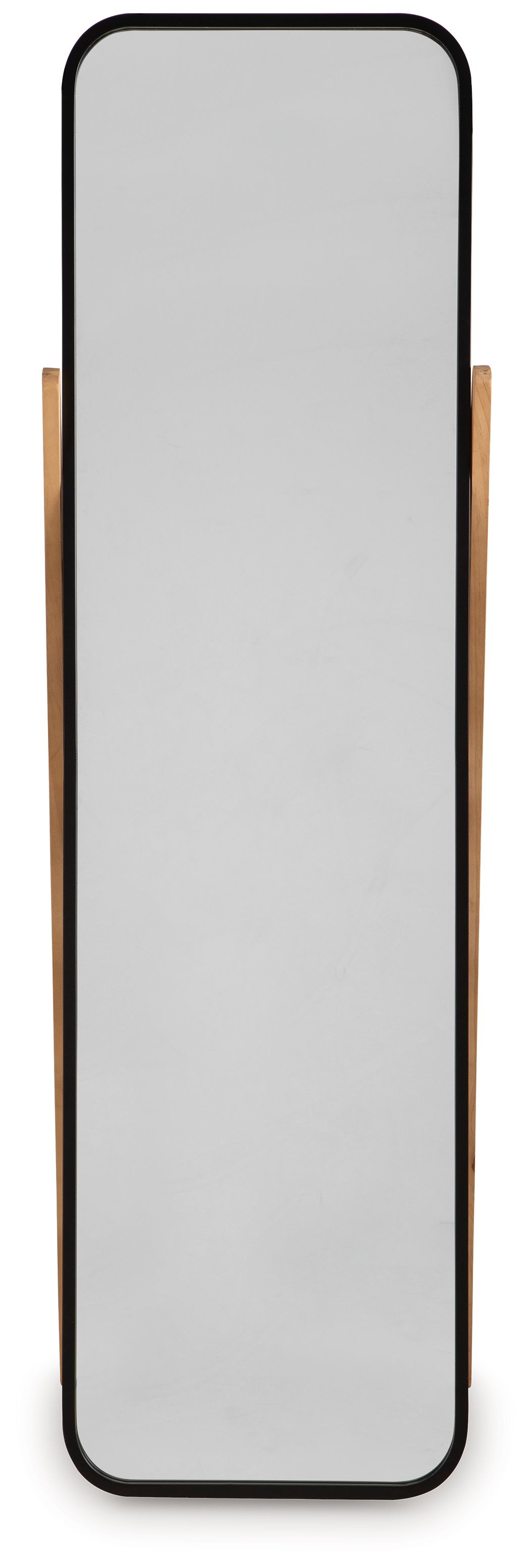 Bronick - Floor Mirror - Black / Brown