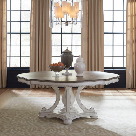 Magnolia Manor - Round Table - Antique White