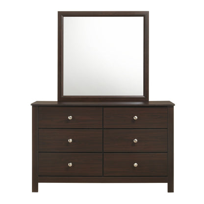 Sami - Youth Dresser And Mirror Set - Espresso