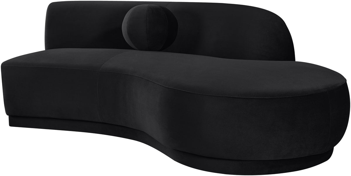 Avra - 86" Velvet Performance Fabric Upholstered Sofa