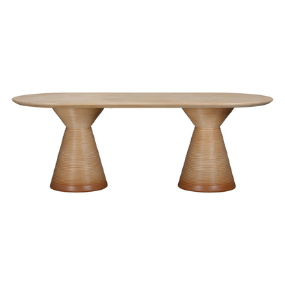 Fassa - Oval Indoor / Outdoor Dining Table - Terracotta