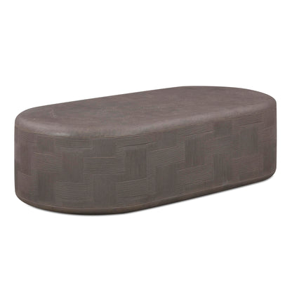 Surraya - Concrete Rounded Coffee Table