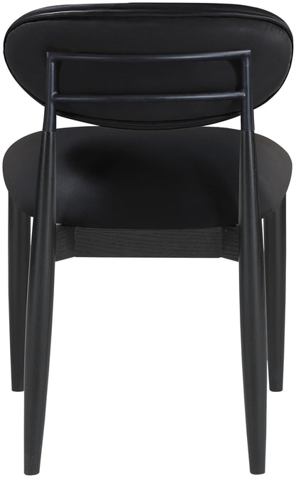 Riccio - Side Chair (Set of 2) - Black Frame