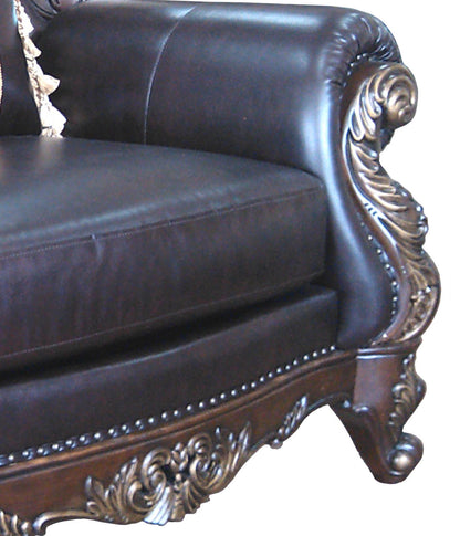 Britney - Arm Chair - Dark Brown