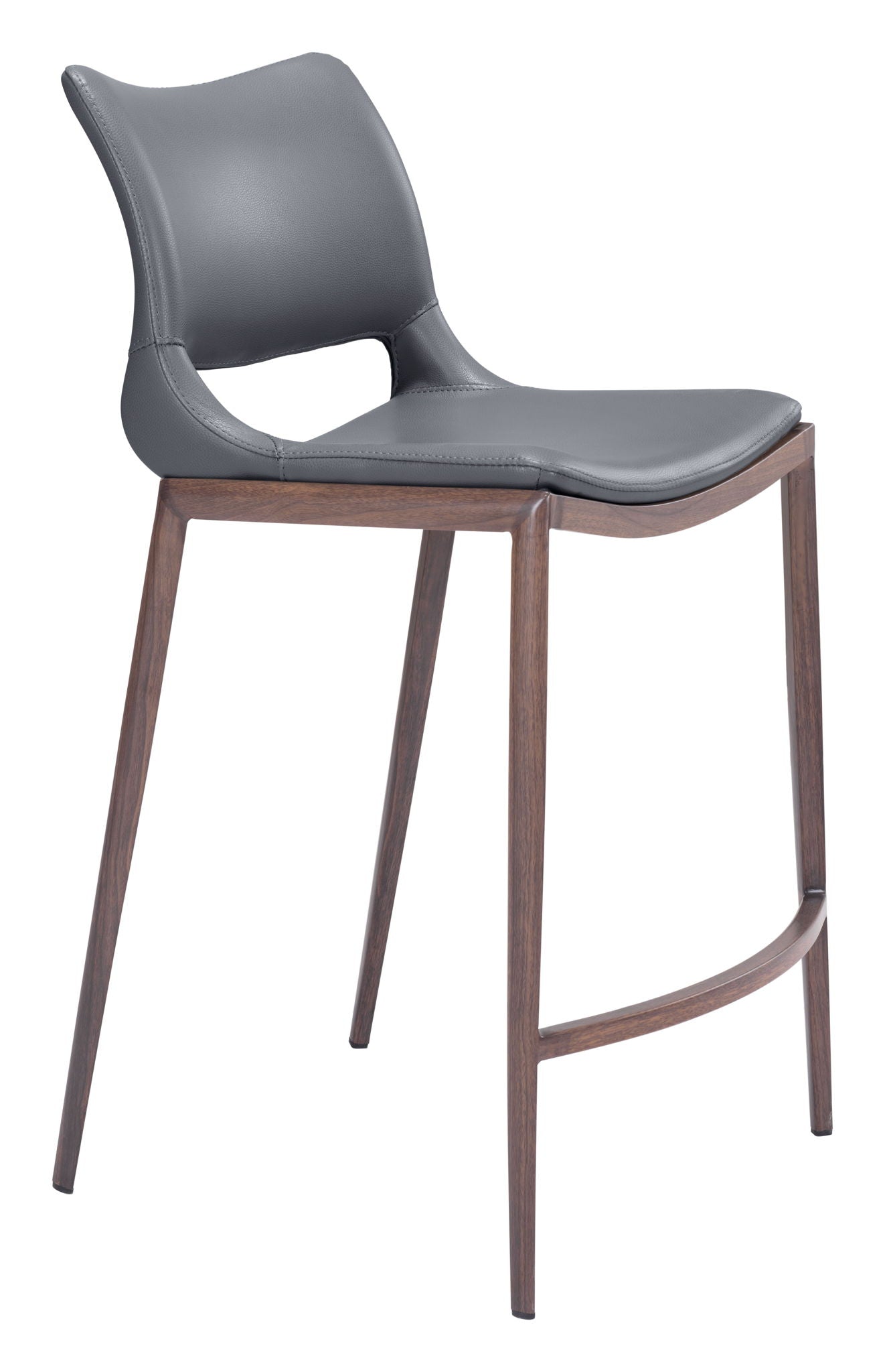 Ace - Counter Chair With Walnut Legs (Set of 2)
