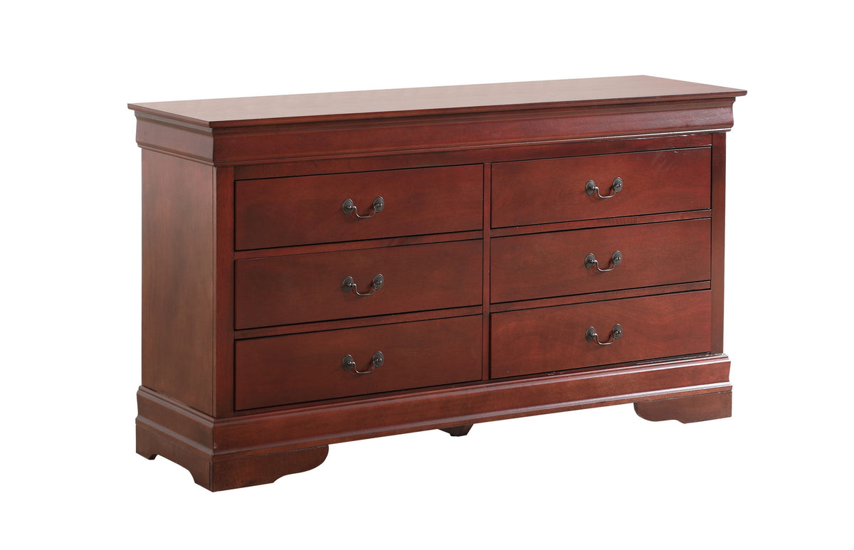 Glory Furniture - Louis Phillipe - Dresser & Mirror