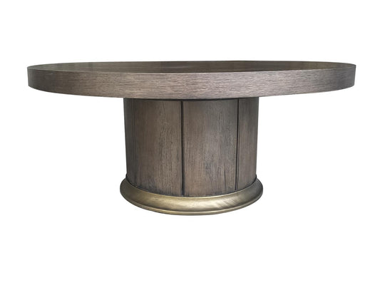 Lancia - Round Cocktail Table - Charred Oak