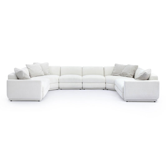 Perry - Modular Large U-Sectional - Cream
