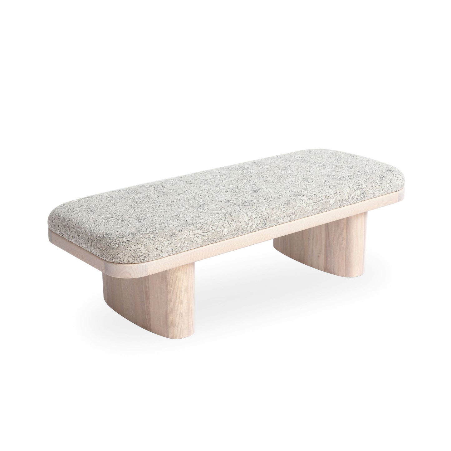 Ollie - Floral Jacquard Bench