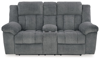 Tip-off - Power Reclining Loveseat With Console / Adj Headrest