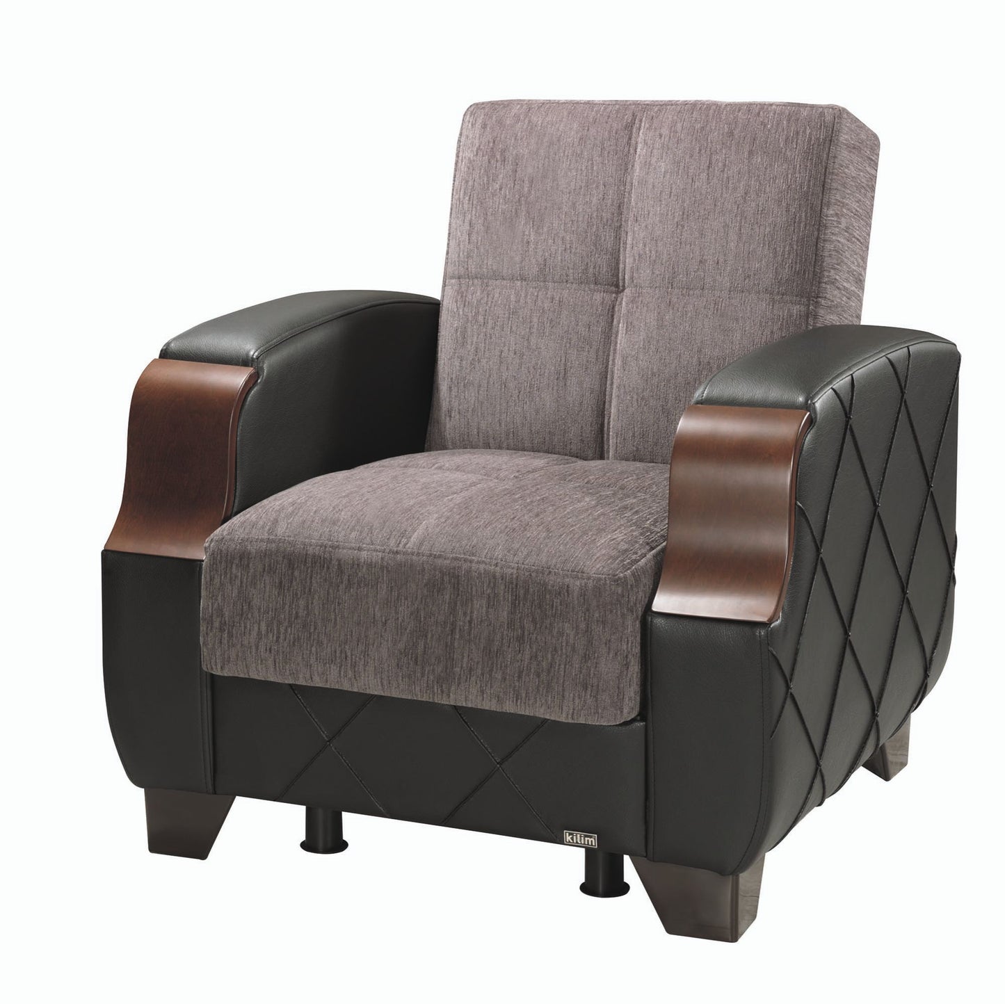 Ottomanson Molina - Upholstered Convertible Armchair With Storage