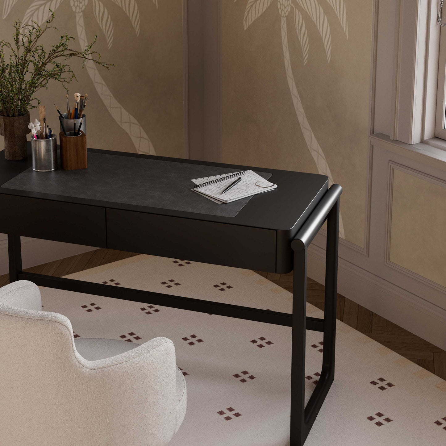 Alfalfa - 2 Drawer Desk