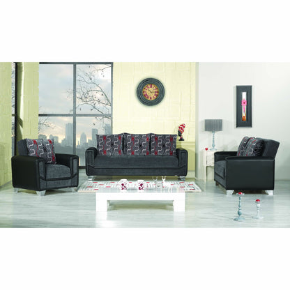 Ottomanson Mondo Modern - Upholstered Convertible Armchair With Storage