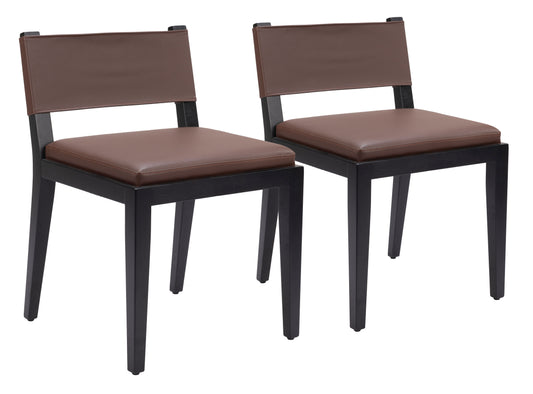 Roxas - Dining Chair (Set of 2) - Brown