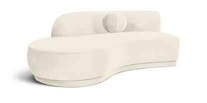 Avra - 86" Velvet Performance Fabric Upholstered Sofa