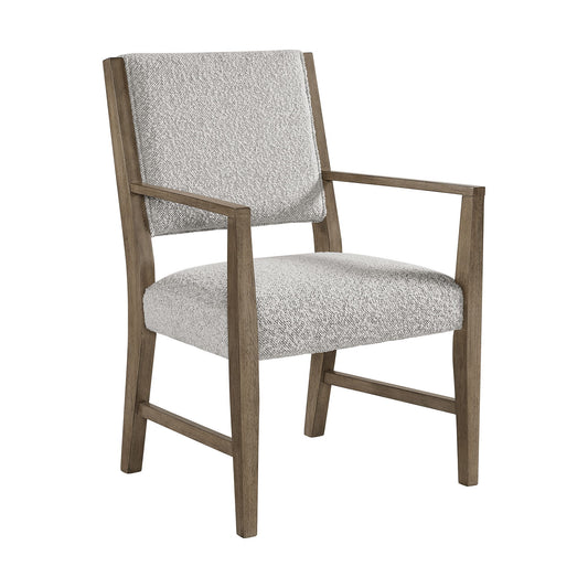 Conner - Dining Arm Chair (Set of 2) - Oak / Light Gray