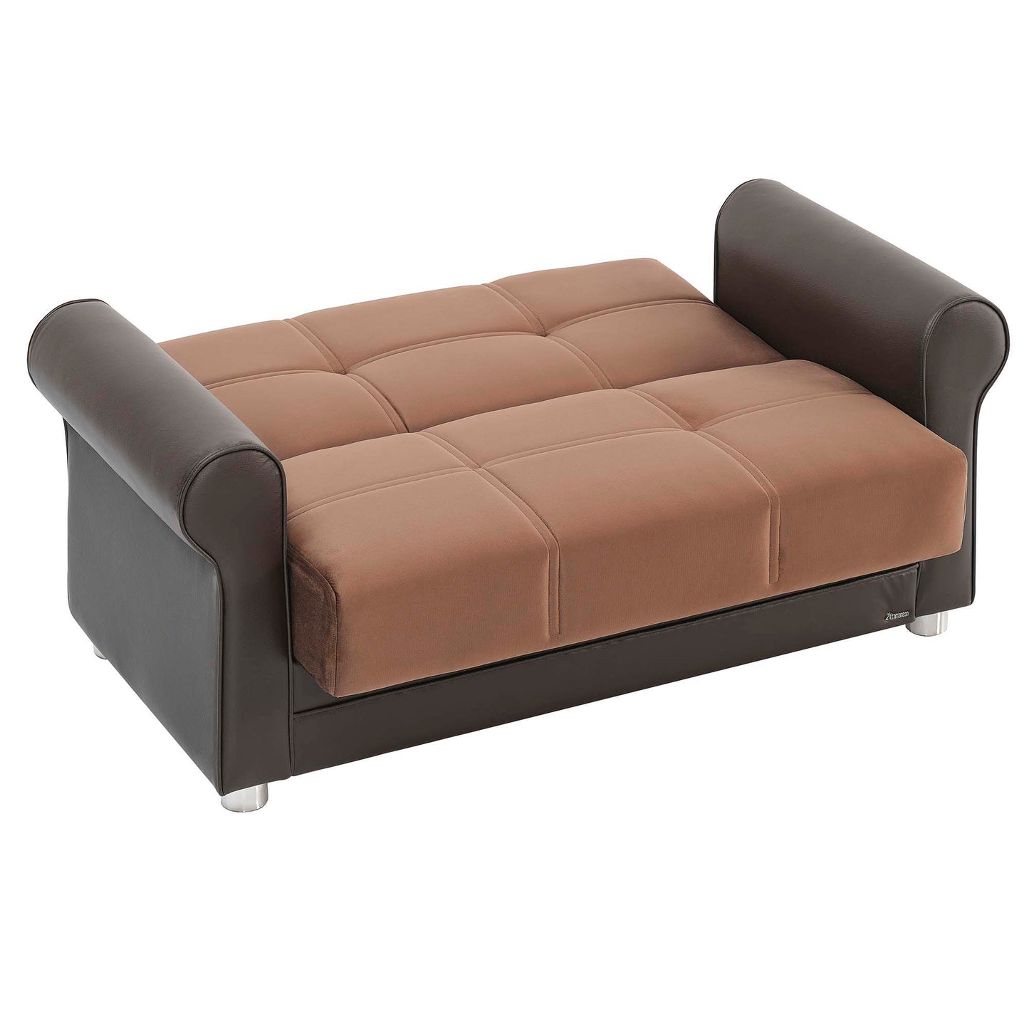 Ottomanson Avalon - Upholstered Convertible Loveseat With Storage