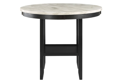D40011 - 7 Piece Dining Room Set (Bar Table And 6 Bar Stools) - Light Gray