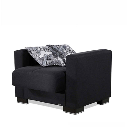 Ottomanson Armada - Upholstered Convertible Armchair With Storage - Polyester