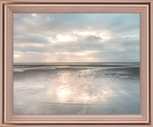 Tranquil Lightshore - 28" x 34" Framed Wall Art