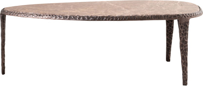 Gild - Aluminum Base And Genuine Marble Top Table