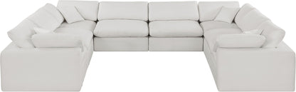 Comfy - 8 Piece Linen Modular Sectional