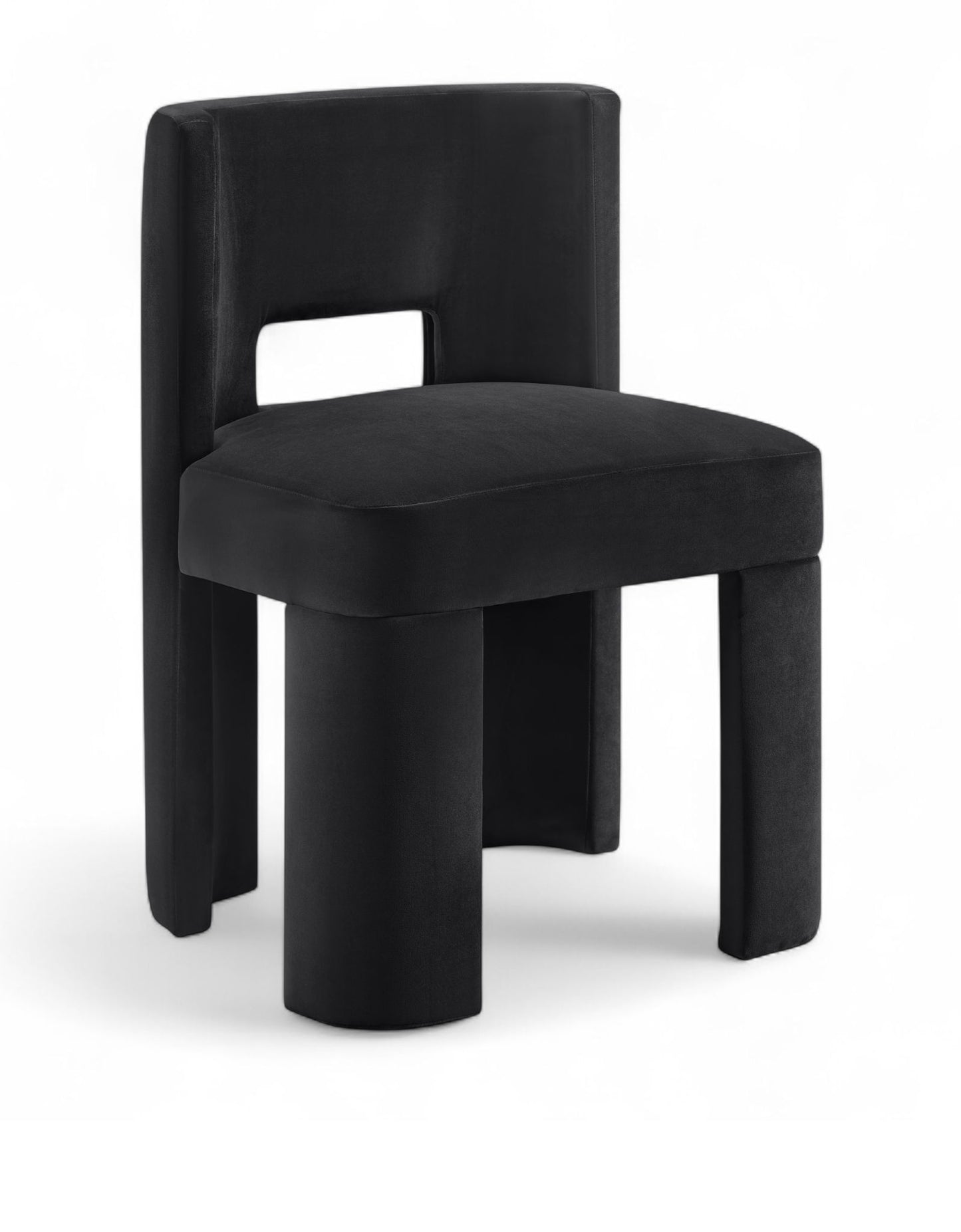 Zuno - Velvet Performance Fabric Upholstered Dining Chair (Set of 2)