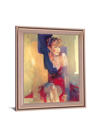 Crimson Reflection - 28" x 34" Framed Wall Art