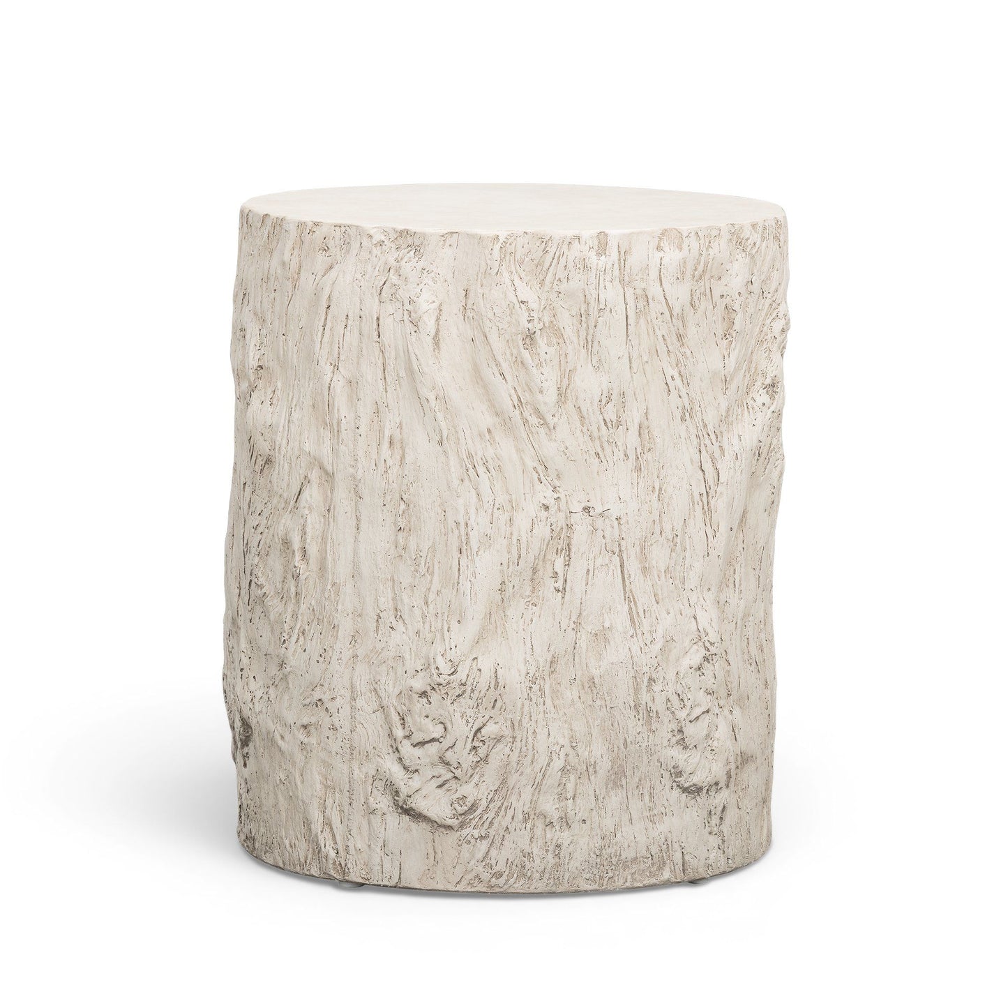 Fawn - Concrete Indoor/Outdoor Side Table - Driftwood