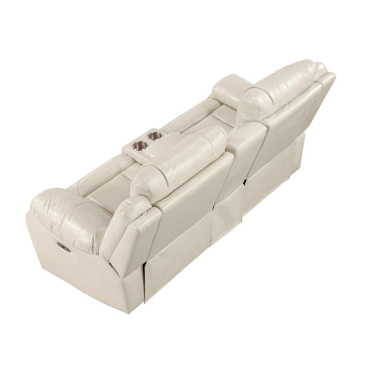Glory Furniture - Sensa - Power Reclining Loveseat With Bluetooth Speaker And LED Belt