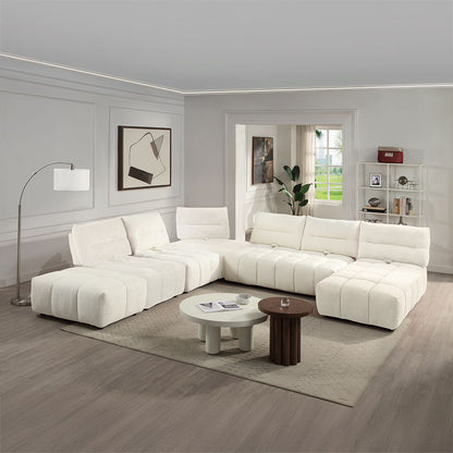 Loanna - Modular Chaise - White