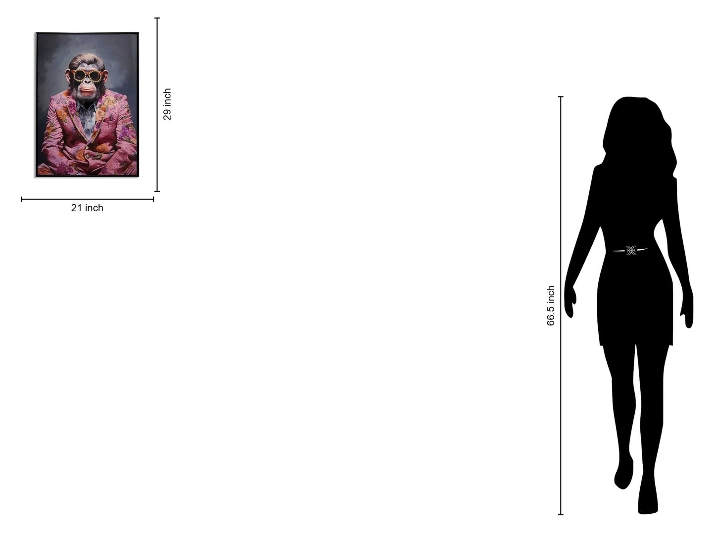 Ornate Rose Glamour - 21" x 29" Framed Wall Art