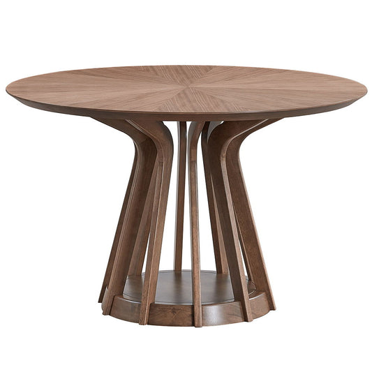 Seda - Round Dining Table - Walnut