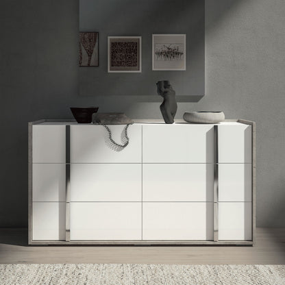 Treviso - Double Dresser - White