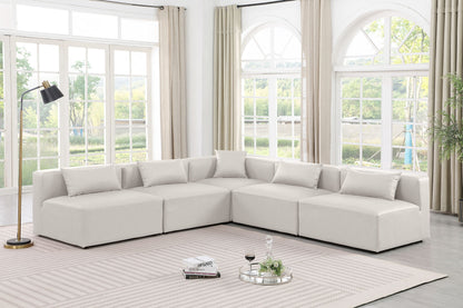 Cube - 5 Piece Modular Corner Armless Sectional
