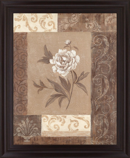 Sepia Blossom - 28" x 34" Framed Wall Art